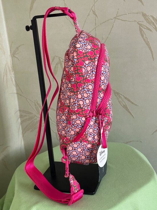 VERA BRADLEY X DISNEY LORMAN SLING BACKPACK:NWT MICKEY MOUSE KALEIDOSCOPE PINK main image 11
